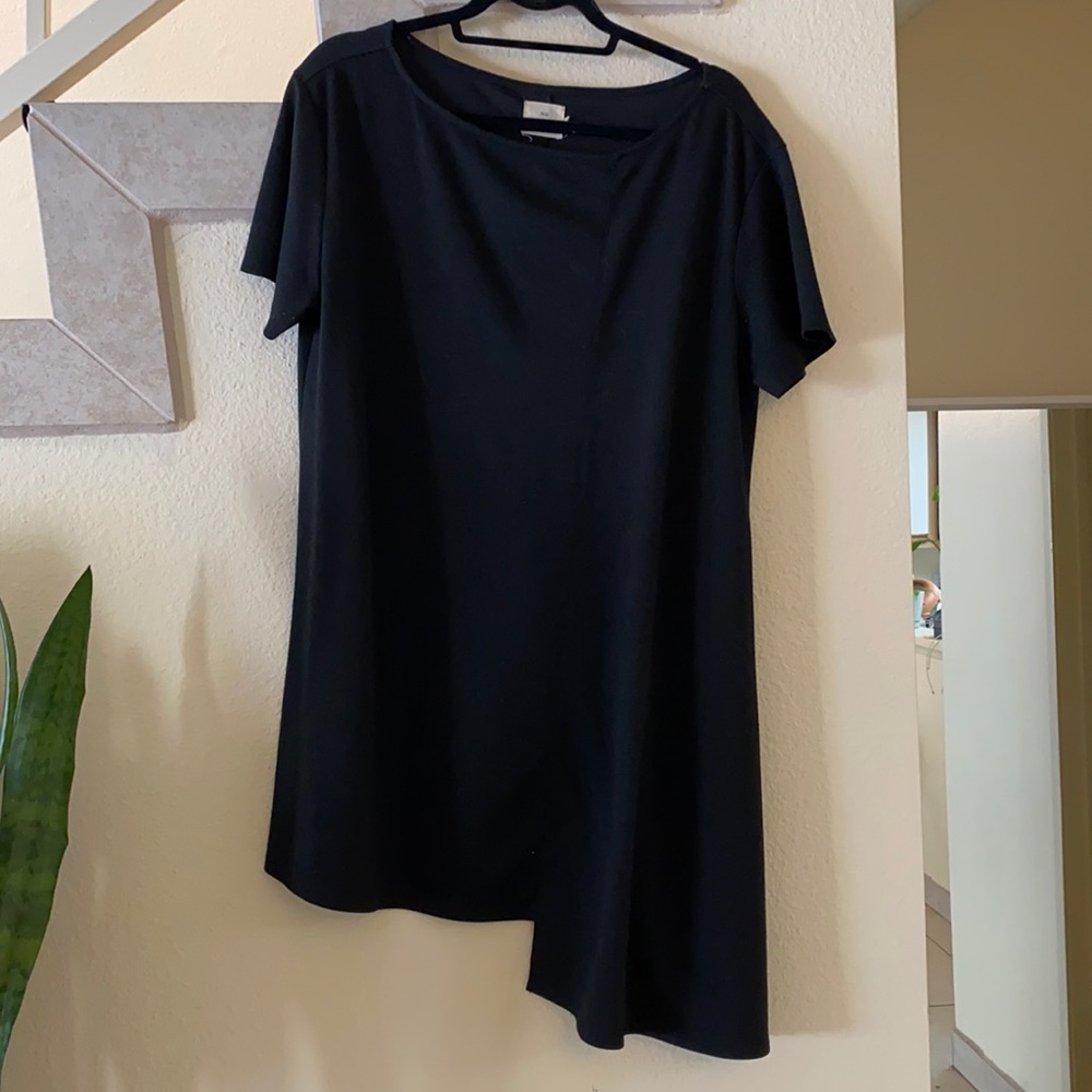 Urban asymmetric tee shirt dress